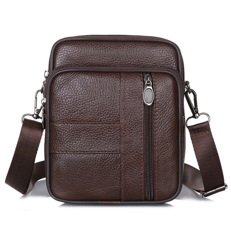 Sacoche Cuir Sacoche Homme En Cuir Vintage Bandoulière - Besace Crossbody Pour IPad, Voyage, Travail - Marron Sacoche Cuir Sacoche Homme En Cuir Vintage Bandoulière - Besace Crossbody Pour IPad, Voyage, Travail - Marron